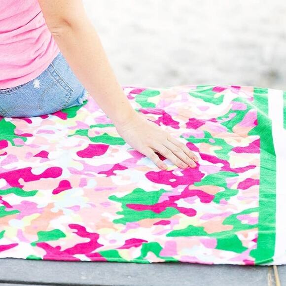 Colorful Tootie Fruity Cotton Pool Lake Beach Towel - Picture 3 of 3